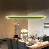 新款LED亚克力吊灯简约现代餐厅灯客厅吧台走道灯饰长方形吊灯饰