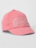 现货 美国GAP海淘正品 女童粉色徽标LOGO鸭舌帽子
