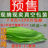 预售 新鲜粽叶包粽子的粽叶子 真空包装大粽子叶野生竹叶皮干箬叶