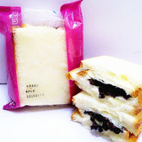 紫米奶酪面包4片3层夹心100个江浙沪皖包邮微商专供黑米早餐包