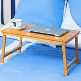 楠竹笔记本电脑桌床上用吃饭餐桌学习写字桌懒人桌折叠竹制品桌子