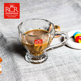 RCR意大利进口无铅水晶玻璃咖啡杯 茶水杯 花茶杯 卡布奇诺马克杯