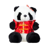 小熊猫公仔毛绒玩具唐装熊猫布艺娃娃生日礼物熊抱枕玩偶儿童礼物