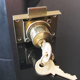 老式抽屉锁柜门锁柜子锁文件柜锁更衣柜柜台锁大锁芯22mm办公桌