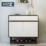 HYZ北欧鞋柜 现代实木储物烤漆小户型门厅柜多功能 玄关柜鞋柜