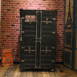 欧式工业风格储物柜LOFT复古集装箱斗柜复古做旧店铺酒吧装饰柜子