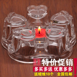 心形玻璃加热底座 玻璃茶具茶壶底座烛台 茶壶加热器暖茶器保温器