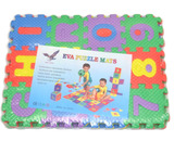 小孩彩色泡沫拼图 数字字母 36片积木益智玩具 儿童组合拼板包邮
