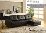 日式沙发出口原单小户型沙发多功能沙发床真皮沙发小牛皮头层真皮