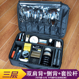 专业隔板收纳大号化妆箱化妆师跟妆手提美容工具包防水化妆包韩国
