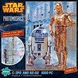 【现货】美国拼图Buffalo StarWars C-3PO&R2-D2马赛克1000片