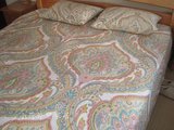 夏季外贸欧式纯棉800根埃及棉贡缎床单1.5\1.8米床上双人被单单件
