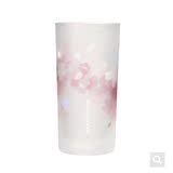 【现货】日本星巴克樱花2016新 随行杯 双层 限定磨砂玻璃 花茶杯