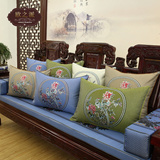 中式实木沙发垫罗汉床坐垫古典红木家具圈椅垫加厚海绵垫靠垫定做