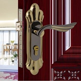 新款欧式不锈钢门锁室内卧室实木门锁房门执手锁五金锁具机械门锁