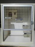 龙猫实木杉木柜笼别墅不锈钢带冰踏厕所个性定制宠物柜60x40x80cm
