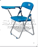 热销加厚版折叠椅培训椅会议椅带写字板椅礼堂椅写字椅特价免安装