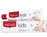 t新西兰进口red seal红印天然儿童牙膏 无氟牙膏 可吞咽不含起泡