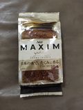 日本代购现货 AGF maxim 经典速溶咖啡 永恒经典原味135g袋替换装