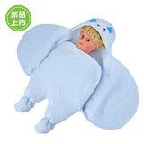 安琪娃儿童睡袋 连脚婴儿包被 竹纤维宝宝分腿抱被 春夏分腿睡袋