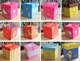 礼品盒大号正方形创意喜糖包装回礼盒手提袋生日满月结婚批发包邮