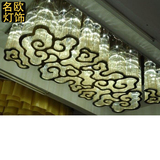 大型吊灯金色奢华吸顶灯LED遥控圆形卧室房间水晶灯酒店工程大灯
