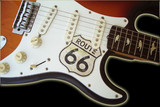 日本制專業吉他貝司鑲貝貼紙 美国公路66号护板 結他貼花正品預定