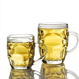包邮加厚啤酒杯玻璃啤酒扎杯菠萝啤酒杯带奶茶杯玻璃杯 大号560ml