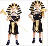 万圣节儿童表演服装 B-0116幼儿埃及法老王子服 cos摄影服装