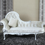 欧式贵妃椅 新古典贵妃榻 样板房客厅贵妃躺椅沙发 实木美人靠