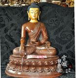 尼泊尔紫铜佛像  释迦摩尼佛 高60厘米 庄严殊胜