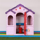 幼儿园娃娃家小房子儿童过家家玩具屋塑料游戏屋巧克力屋森林木屋