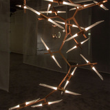 后现代树枝人字树杈餐厅灯 时尚个性LED客厅创意吊灯
