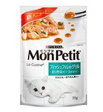 现货 日本Monpetit 猫咪妙鲜包 法国至尊厨房 彩蔬酱汁烤鱼脊白肉