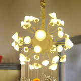 创意个性艺术球形亚克力吊灯 现代时尚led情调小蘑菇客厅餐厅灯具