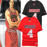 夏灌南高手4号篮球NBA潮牌男装乔丹青少年学生校园AJ衣服短袖T恤