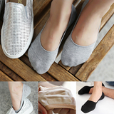 船袜男女薄款浅口隐形情侣袜子韩国进口硅胶防滑纯棉低帮短袜夏季