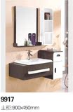 PVC落地简欧式韩式浴室柜面盆组合洗手洗脸盆组合水池台盆柜