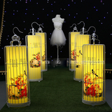 中式婚庆道具 新款婚庆路引婚礼用品鸟笼装饰摆件中式鸟笼路引