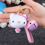 韩国创意卡通机器猫凯蒂猫哆啦A梦钥匙扣女汽车钥匙链情侣挂件