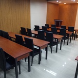 上海员工培训桌长条桌子学生课桌椅单双人桌办公会议桌活动桌餐桌