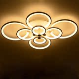 买一送一】简约现代圆形客餐厅卧室房间灯智能创意个性LED吸顶灯