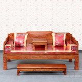 罗汉床实木三件套 沙发中式仿古明清古典家具 榆木罗汉床榻特价