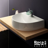 ROCA/乐家卫浴  陶瓷艺术盆 洗手洗面盆 半月亮台上艺术碟盆
