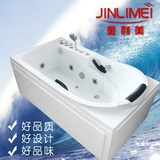 亚克力浴缸独立式小户型恒温按摩嵌入浴缸普通浴盆1.4 1.5 1.7米