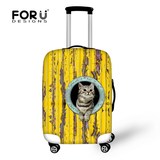 猫咪萌宠动物图案弹力箱套拉杆箱旅行旅游登机托运拖拉箱保护罩子