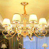 简欧式水晶吊灯新古典后现代铁艺客厅餐厅卧室书房奢华大气工程灯