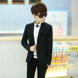 青少年男士上班韩版学生小西装休闲商务职业正装小西服
