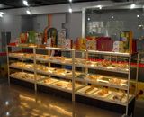 钛合金面包柜 钛合金蛋糕柜 点心柜 糕点展示柜 面包货架 寿司柜