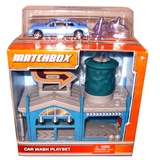 正品美泰玩具Matchbox火柴盒Car Wash Playset洗车场景套装K7785